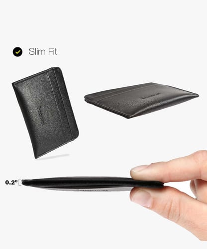 ארנק סלים נאפה לגבר Slim