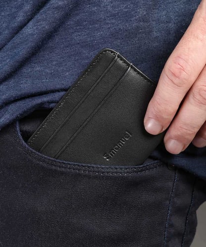 ארנק סלים נאפה לגבר Slim