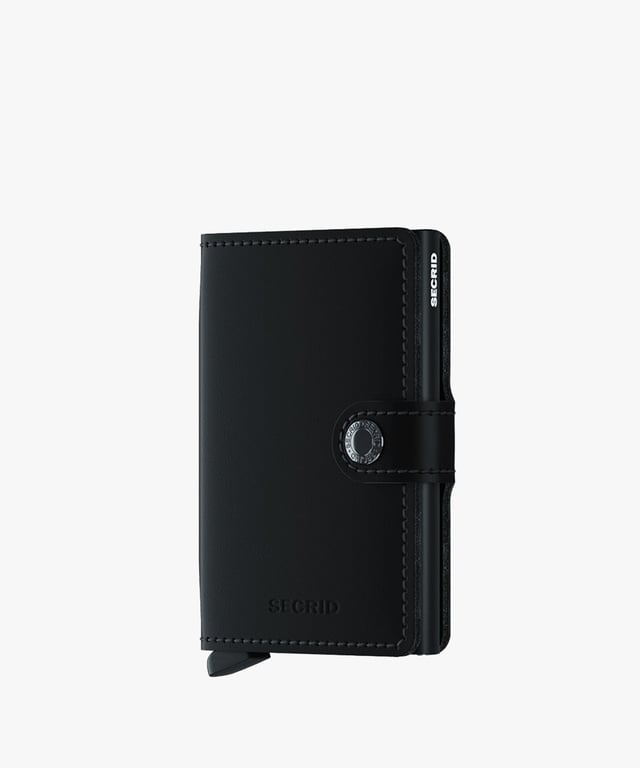 ארנק אלומיניום + עור RFID Secrid Mini Wallet 