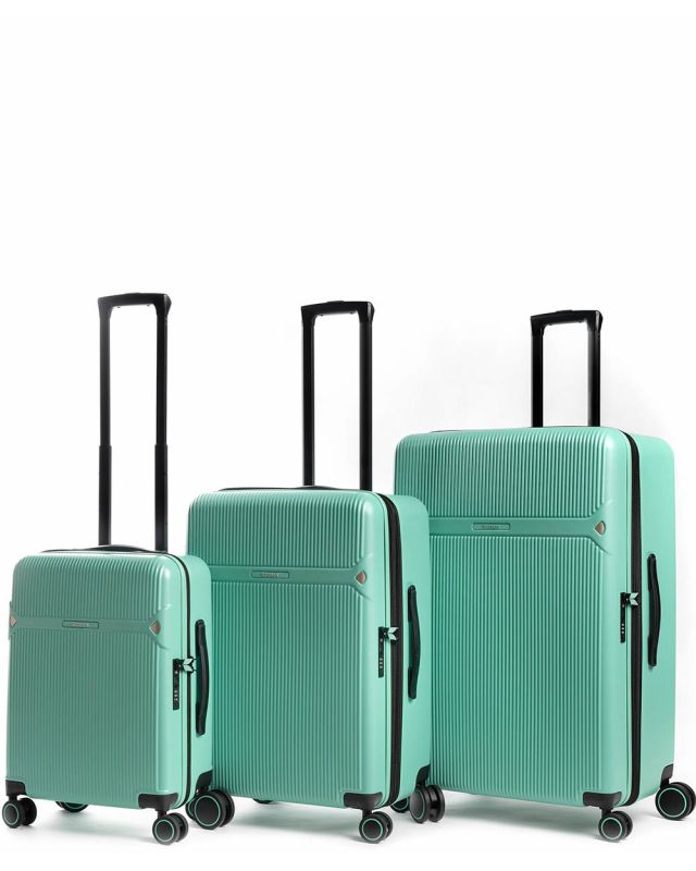 סט 3 מזוודות קשיחות SLAZENGER דגם MILANO 